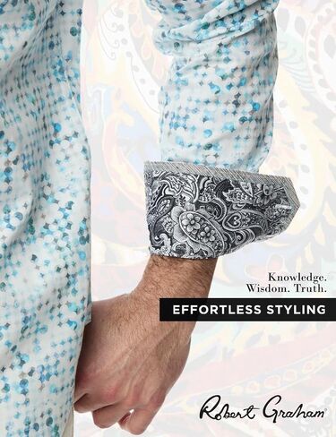 Robert Graham Men's Barraza Long Sleeve Woven Button Down Shirt in Saudi Arabia