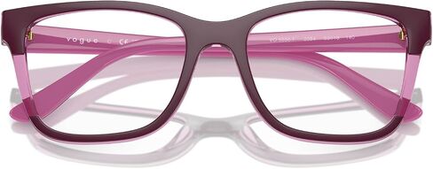 Vogue Eyewear Women's Vo5556f Low Bridge Fit Rectangular Prescription Eyewear Frames in Saudi Arabia
