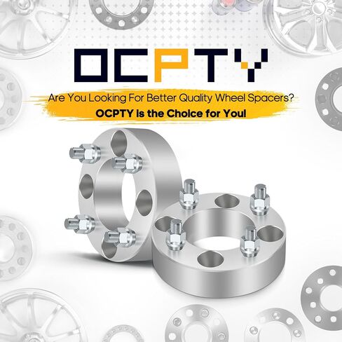محولات فواصل العجلات OCPTY 4x4.5 فواصل مزورة حقيقية 1.5 بوصة مع حجم خيط 12x1.5 مقاس 82.5 مم يناسب 2006-2016 لـ Civic 2 قطعة in Saudi Arabia