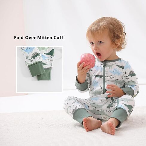 BeiVSlley Baby Boy Girl Footless Zipper Romper Onesie Long Sleeve Cotton Jumpsuit Coverall Newborn Solid Outfits Clothes in Kuwait