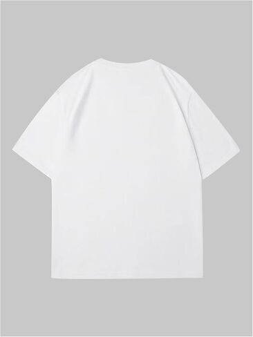 Verdusa Men's Jersey Game Day Oversized Short Sleeve Graphic Tees Top Round Neck Cotton Football Shirts in Saudi Arabia