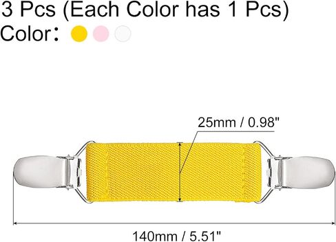uxcell Dress Cinch Clips Sweater Clips Shawl Cardigan Collar Clips Scarf Clip Elastic Dress Clips Back Cinch for Women in Saudi Arabia