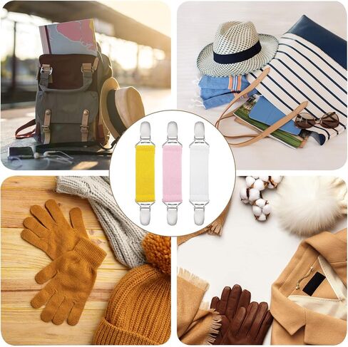 uxcell Dress Cinch Clips Sweater Clips Shawl Cardigan Collar Clips Scarf Clip Elastic Dress Clips Back Cinch for Women in Saudi Arabia