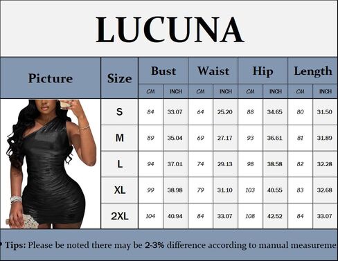 Lucuna Women's Birthday Dress Sexy One Shoulder Metallic Sparkly Bodycon Ruched Club Mini Dress in Kuwait
