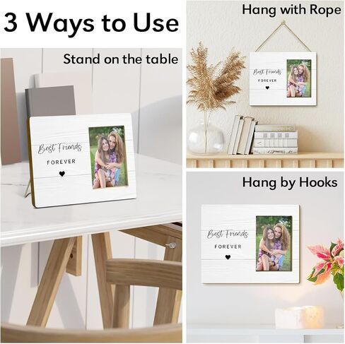 Running Race Picture Frame, Marathon Half Marathon Runners Gifts for Runner, Running Gift for Women Runner Female Cross Country Running Gifts Wooden Photo Frame 4x6 Photo -46 in Saudi Arabia
