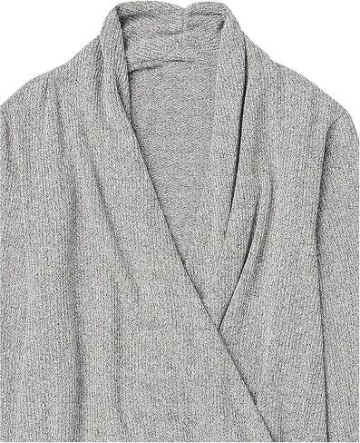 Cable Stitch Women's Lightweight Long Sleeve Wrap High/Low Knit Top in Saudi Arabia