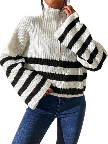 SISKIN Quarter Zip Sweater Women,Quarter Zip Pullover Women,Quarter Zip Sweater Women,V Neck Sweater in Saudi Arabia