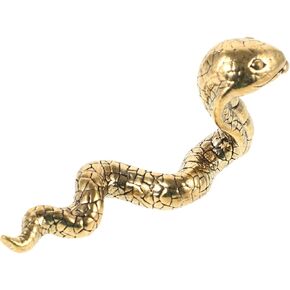 BESPORTBLE 3pcs Snake Ornaments Good Luck Home Decor 2025 Year of The Snake Figurine Chinese Zodiac Animal Statue Lucky Snake Statue Chinese Feng Shui Snake Statue Snake Figure 2025 Brass