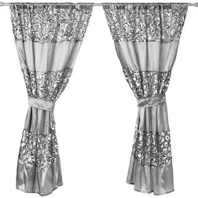 Popular Bath Silver Sinatra, Window Curtain