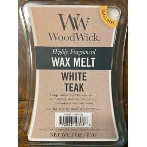 WoodWick 3 oz Wax Melt - White Teak
