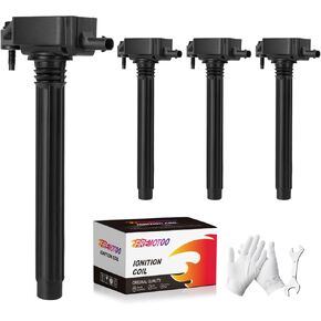 Pack of 4 Ignition Coil Pack Compatible with 15-17 Chrysler 200 15-17 Jeep Renegade 13-16 Dodge Dart 14-20 Jeep Cherokee 16-17 Fiat 500X Dodge L4 2.4L UF754 UF751 68242286AA 68080580AB