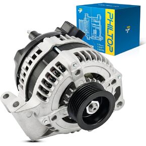 PHILTOP Alternator Compatible with 2006-2008 Lucerne 3.8L, 140 Amp Alternator Replace 11180N 231004BA0A 231004BA0B TG12C152