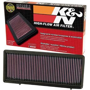 K&N Engine Air Filter: Reusable, Clean Every 75,000 Miles, Washable, Premium, Replacement Car Air Filter: Compatible with 2007-2014 Nissan (Murano, Altima, Altime Coupe, Altima Hybrid), 33-2374