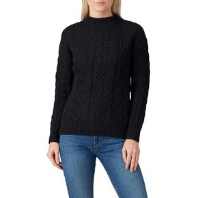VOX LUX Rent The Runway Pre-Loved Black Cable Knit Sweater