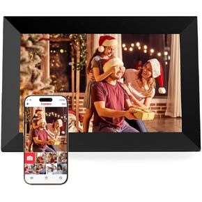 Digital Picture Frame - 10.1 Inch WiFi Digital Photo Frame 1280x800 IPS HD Touch Screen, Auto-Rotate, Wall Mountable Works smoothly with frameo, 32GB Storage, Birthday, Wedding, for Mom