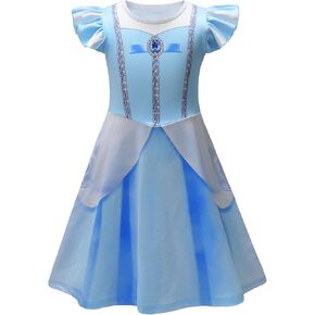 AOVCLKID Girls Princess Costume Halloween Birthday Party DressCosplay Outfits