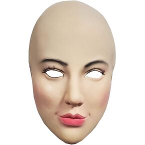 Women Halloween Mask,Funny Face Masks,Party Cosplay Masks,Latex Hood Costumes, One Size