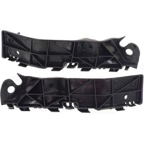 Front Left Driver & Right Passenger Set Bumper Cover Support Retainer Holder Mounting Bracket Black Plastic Replacement Pair For 2011-2015 Ford Explorer FO1026112 FO1027112 BB5Z17E814B BB5Z17E814A