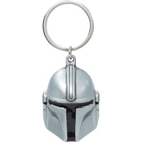Plasticolor 004551R01 Star Wars Mandalorian 3D Helmet Key Chain