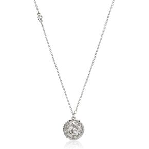 GUESS "Basic" Floral Ball Pendant Necklace