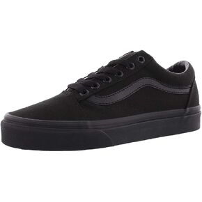 حذاء Vans Old Skool للبالغين من الجنسين، مقاس 9/10.5، اللون (BKA) أسود/أسود in Kuwait