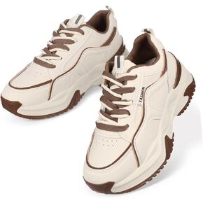 1 Pair Sneakers for Women Fashion Womens Athletic Shoes Tennis Shoes Leather Sports Shoes Rubber Sports
