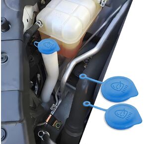 deemars 2PCS Windshield Wiper Washer Fluid Reservoir Cap, Windshield Wiper Fluid Cap Replacement Cap, Compatible with Honda Civic Odyssey CR-V Accord Civic Acura MDX RDX ILX, 38513-SB0-961