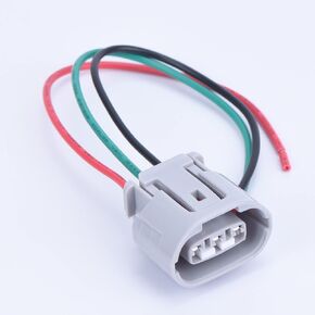 3 Pin Automotive Connectors 090 TS Alternator Lead Repair Regulator Harness Plug 90980-11349 for Infiniti EX35 G35 Nissan 350Z Maxima Rogue, Saab, Suzuki, Audi A8 (Grey)