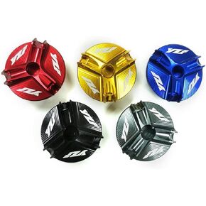 Gold Motorcycle Aluminum CNC Engine Oil Filler Plug Fill Cap Plug Screw Compatible With Yamaha YZF R6 1999-2016 YZF R3 R25 2015-2019 YZF R1M 2015 R1 LE 2002-2012 R1 1998-2015
