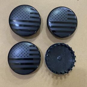 4PCS 83mm 3.25" Black Wheel Center Hub Caps for Sierra Yukon Silverado Tahoe22837060 (Black-us)