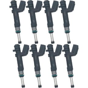 8pcs 16600-1KT0A 6 Holes Disc Fuel Injectors for 2012-2019 Versa 2014-2016 Versa Note 4 Cyl 1.6L HR16DE FJ1192, 166001KT0A, 842-12379 6 Holes