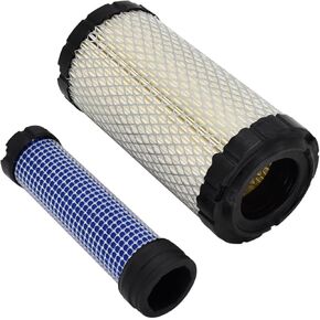 Oil Filter Inner & Outer Air Filter M113621 M123378 Compatible with John Deere Kawasaki Kubota Engine X754 X758 X940 X948 X949 X950R,825I,850D,855D,855E,855M,855M S4, 865E, 865M, 865R