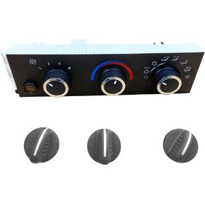599-294 Front A/C Heater Climate Control Module with Heated Mirro Option Compatible with Express & Savana 1500 2500 3500 Air Conditioning Climate Control Panel