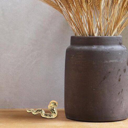 BESPORTBLE 3pcs Snake Ornaments Good Luck Home Decor 2025 Year of The Snake Figurine Chinese Zodiac Animal Statue Lucky Snake Statue Chinese Feng Shui Snake Statue Snake Figure 2025 Brass in Saudi Arabia
