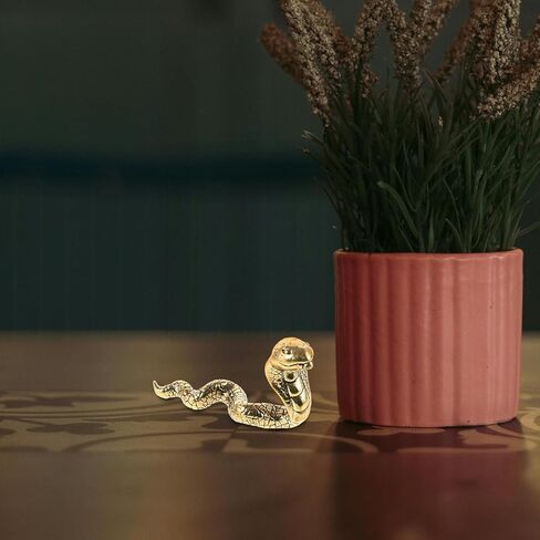 BESPORTBLE 3pcs Snake Ornaments Good Luck Home Decor 2025 Year of The Snake Figurine Chinese Zodiac Animal Statue Lucky Snake Statue Chinese Feng Shui Snake Statue Snake Figure 2025 Brass in Saudi Arabia