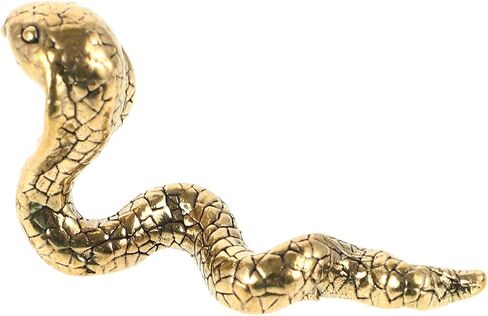 BESPORTBLE 3pcs Snake Ornaments Good Luck Home Decor 2025 Year of The Snake Figurine Chinese Zodiac Animal Statue Lucky Snake Statue Chinese Feng Shui Snake Statue Snake Figure 2025 Brass in Saudi Arabia