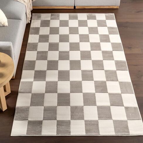 nuLOOM 3' x 5' SuperiorWash Indoor Area Rug, 100% Recycled PET, Machine Washable, Oeko-TEX Certified, Medium Pile, Pet-Friendly, Kailani Geometric Green in Saudi Arabia