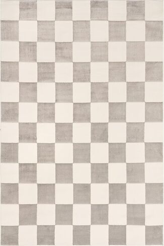 nuLOOM 3' x 5' SuperiorWash Indoor Area Rug, 100% Recycled PET, Machine Washable, Oeko-TEX Certified, Medium Pile, Pet-Friendly, Kailani Geometric Green in Saudi Arabia