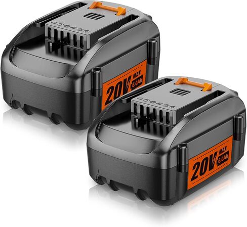DSANKE WA3520 20V 6.0Ah Replacement for Worx 20V Battery WA3520 WA3525 WG151s WG155s WG251s WG255s, WG540s, WG545s, WG890, WG891 Worx 20Volt Lithium ion Cordless Power Tools in Saudi Arabia