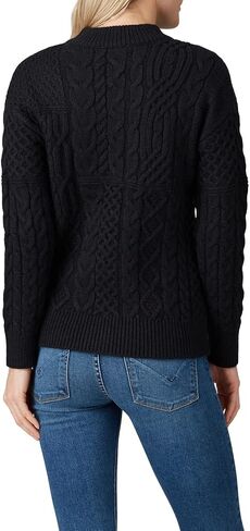 VOX LUX Rent The Runway Pre-Loved Black Cable Knit Sweater in Saudi Arabia