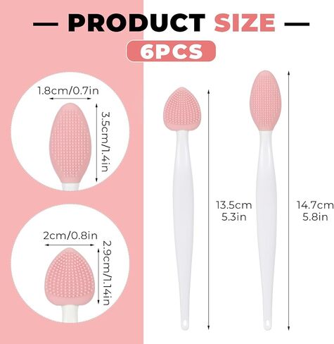 4Pcs Cat Acne Chin Treatment, Black Seed Brush Soft Silicone Cat Grooming Scraper Brush, for Cats Chin Acne & Blackhead Exfoliation, Double-sided Cat Brush in Saudi Arabia