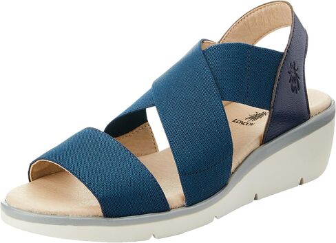 Fly London Women's Wedges Sandal, Lipstick Red, 7 in Saudi Arabia