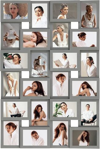 24 Opening Collage Picture Frame - Large Photo Frames Collage for 4x6 Pictures Display for Family Gifts Multiple Photos Frame Set Picture Frames Collage for Wall Hanging in Saudi Arabia