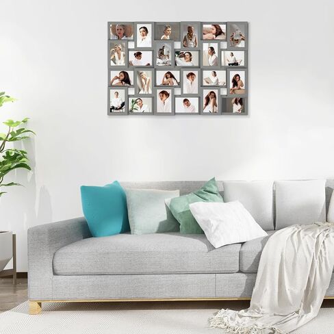 24 Opening Collage Picture Frame - Large Photo Frames Collage for 4x6 Pictures Display for Family Gifts Multiple Photos Frame Set Picture Frames Collage for Wall Hanging in Saudi Arabia