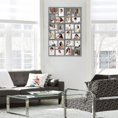 24 Opening Collage Picture Frame - Large Photo Frames Collage for 4x6 Pictures Display for Family Gifts Multiple Photos Frame Set Picture Frames Collage for Wall Hanging in Saudi Arabia