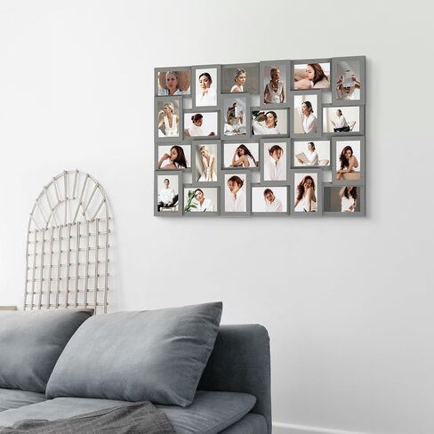 24 Opening Collage Picture Frame - Large Photo Frames Collage for 4x6 Pictures Display for Family Gifts Multiple Photos Frame Set Picture Frames Collage for Wall Hanging in Saudi Arabia