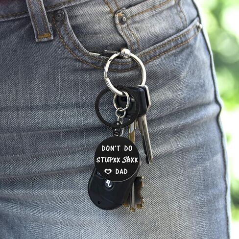 Gag Gifts for Teen Kids Don't Do Stupid Shit Keychain Stocking Stuffers Graduation Gift for Daughter from Mom Dad in Saudi Arabia