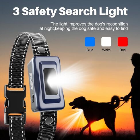 Dog Shock Collar - 4300FT Dog Training Collar with Remote,Shock-Lock,Light for Night Walks, Innovative IPX7 Waterproof with 4 Training Modes, Rechargeable E-Collar for 8-150 LBS in Saudi Arabia