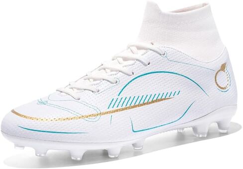 breooes Men’s Soccer Cleats Football Boots Professional Training Turf Mens Outdoor Indoor Sports Athletic Big Boy's Fashion Sneaker in Saudi Arabia