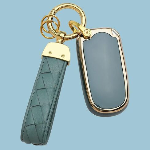 لجيب مفتاح فوب غطاء سلسلة المفاتيح تناسب جراند شيروكي رينيجيد كرايسلر 200 300 دودج رام دورانجو تشالنجر رحلة الذكية مفتاح قذيفة (أسود) in Kuwait